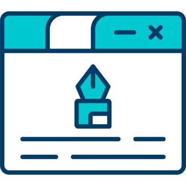 seo modern simgesinin vektör illüstrasyonu