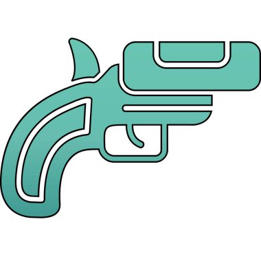 Tabanca simgesi vektör illüstrasyonu