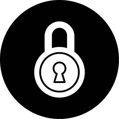 ikon vektör illüstrasyonunu kilitle