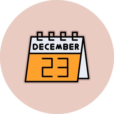 Takvim simgesi vektör illüstrasyonu