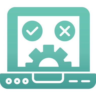 bilgisayar simgesi vektör illüstrasyonu