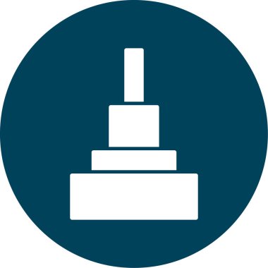 Bir mezar simgesinin vektör illüstrasyonu