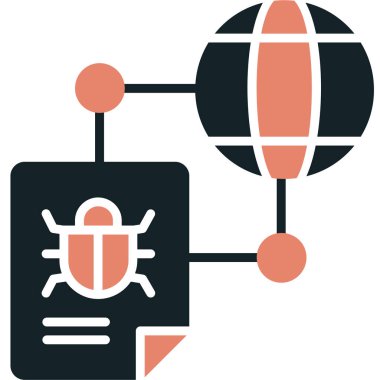 Hata böceği simgesi - taslak biçimi