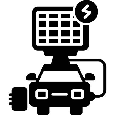 araba simgesi vektör illüstrasyonu