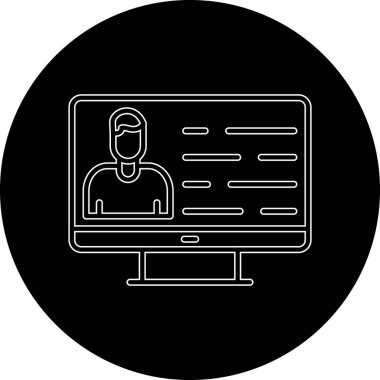 Web simgesi vektör illüstrasyonu