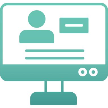 haber web simgesi, vektör illüstrasyonu