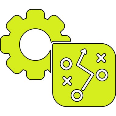 Dişliler. Web simgesi basit tasarım