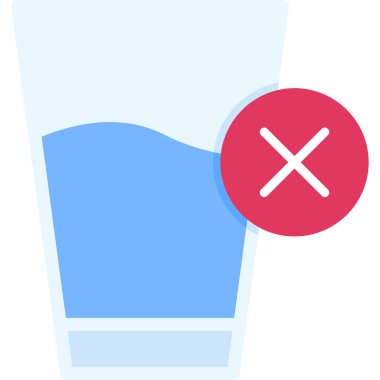 su damlası ikonu düz stil