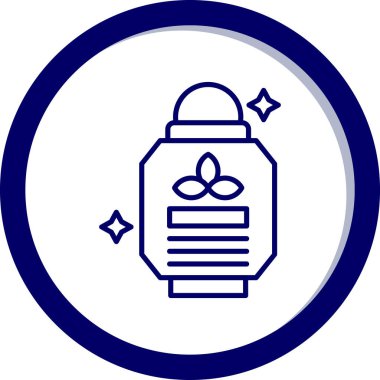 Bir çemberdeki hediye simgesinin vektör çizimi