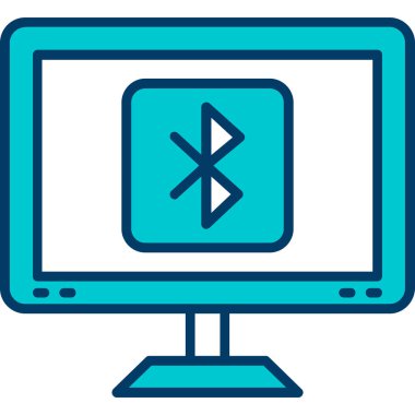 Bilgisayar ekranı. Basit resimleme