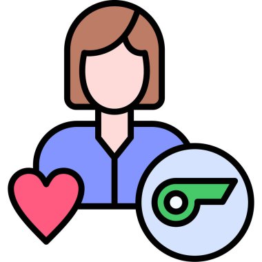 Kadın Hedef. Basit tasarım