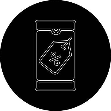 vektör simgesi illüstrasyonu, cep telefonu