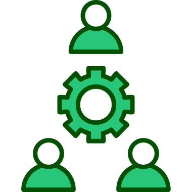 Teçhizat Web simgesi basit illüstrasyon