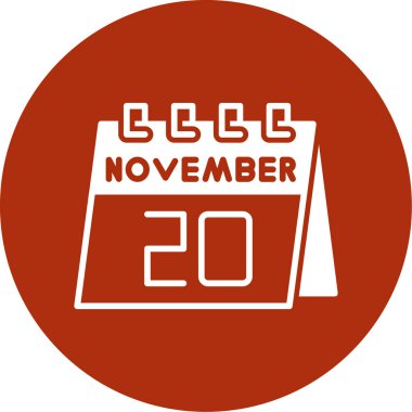 Takvimin vektör illüstrasyon tasarımı