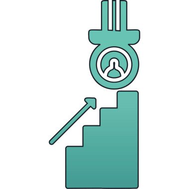 Çizgi film simgesinin vektör çizimi