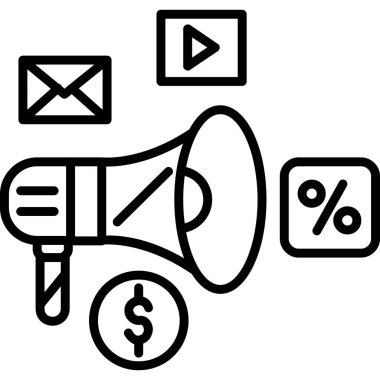 Megafon. Web simgesi tasarımı