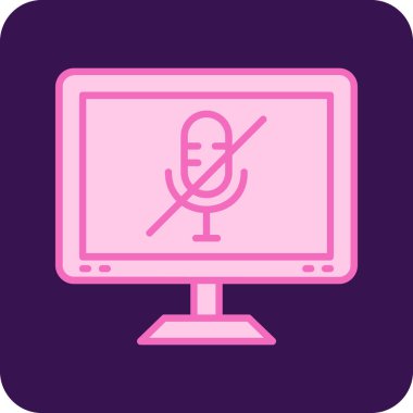 Bilgisayar. Web simgesi basit illüstrasyon