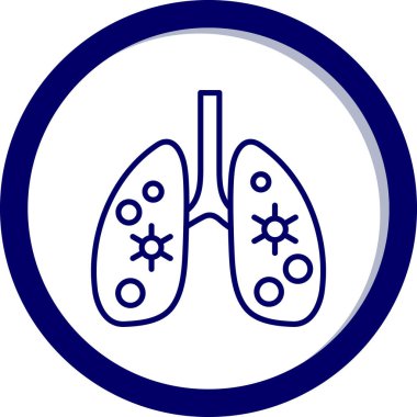 Akciğer simgesinin gösterimi