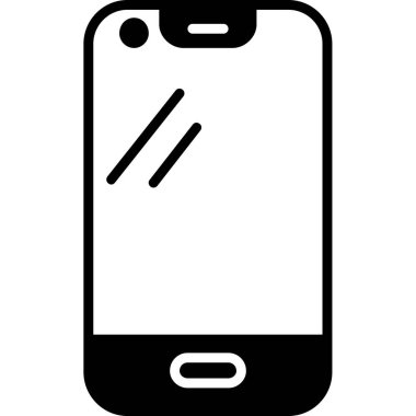 Akıllı telefon. Web simgesi basit tasarım