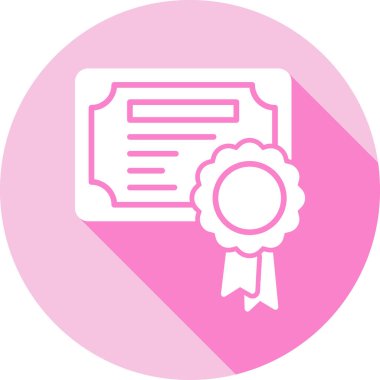 Rozet. Web simgesi vektör illüstrasyonu