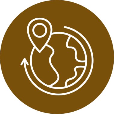 vektör global ağ ico