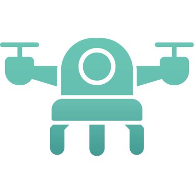 robot ikon vektör illüstrasyonu