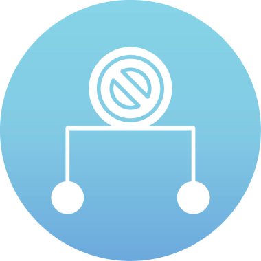 Modern b 'nin vektör illüstrasyonu eksik simgesi