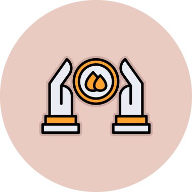 Tek izole edilmiş simgenin vektör illüstrasyonu