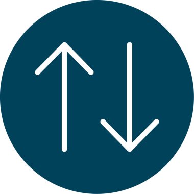 Ok. Web simgesi basit illüstrasyon