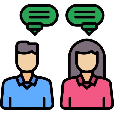 İş adamları. Basit resimleme