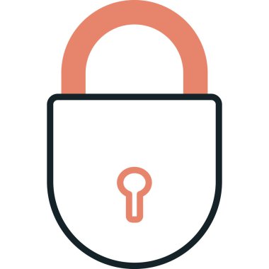 ikon vektör illüstrasyonunu kilitle