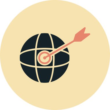 küresel ağ. Basit resimleme