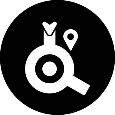 konum. Web simgesi basit illüstrasyon