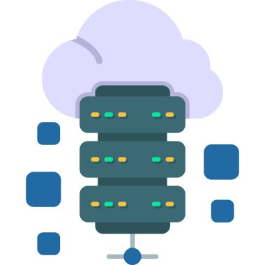 Bulut Sunucusu. Web simgesi