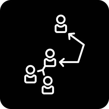 veri paylaşım simgesi vektör illüstrasyonu