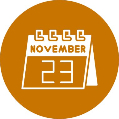 Kasım 2 simgesi, vektör illüstrasyonu