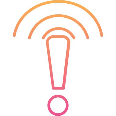 Wi-fi simgesi. vektör illüstrasyonu