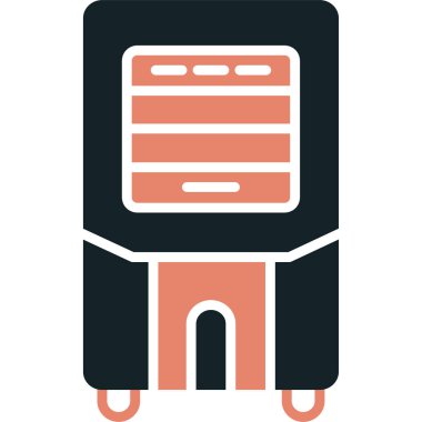 Yazıcı simgesi, basit vektör çizim