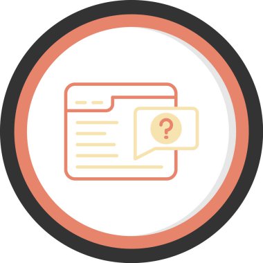 ileti ikonu vektör illüstrasyonu