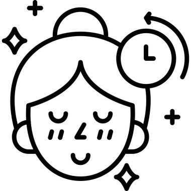 yüz simgesi, vektör çizimi