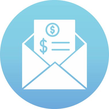 E- posta simgesi vektör illüstrasyonu