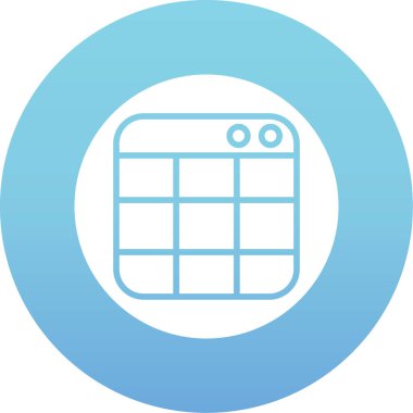 Takvim simgesi vektör illüstrasyonu