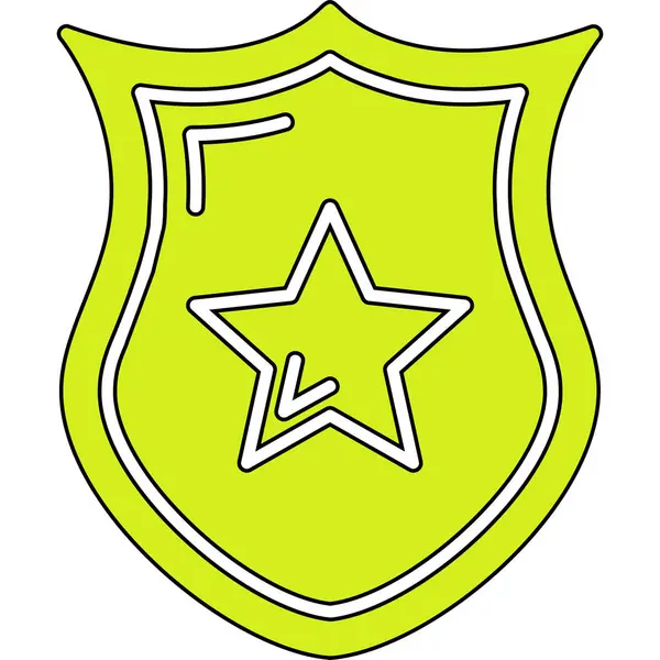 Bir kalkanın basit karalama simgesi