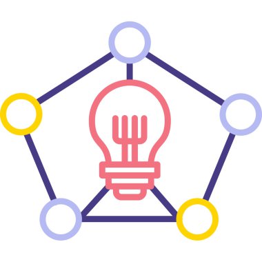 Modern simgenin vektör illüstrasyonu