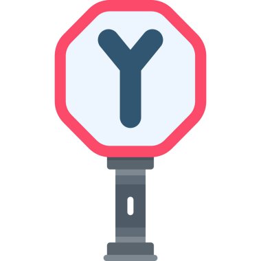 Trafik işareti. Basit simge