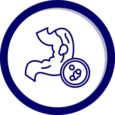 Hamile kadın yuvarlak vektör simgesi