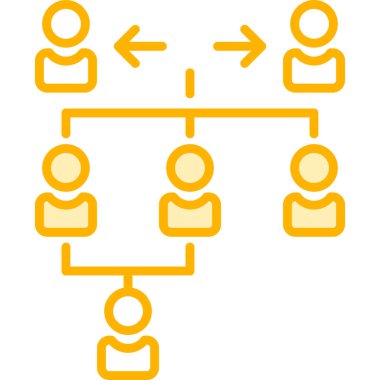 Ağ bağlantısı düz simgesi