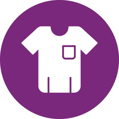 T-shirt ikonu. vektör illüstrasyonu