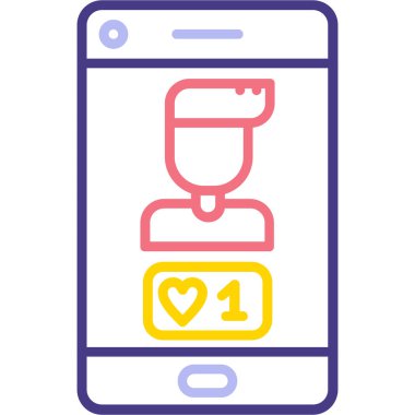 cep telefonu vektör simgesi