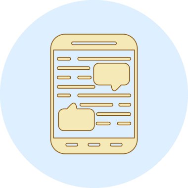 cep telefonu ikonu vektör illüstrasyonu